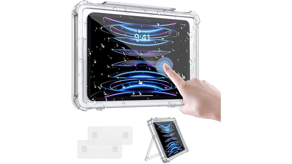 waterproof wall mounted ipad holder