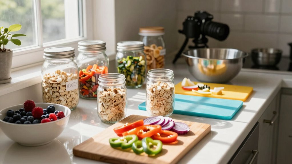 weekend kitchen prep routine