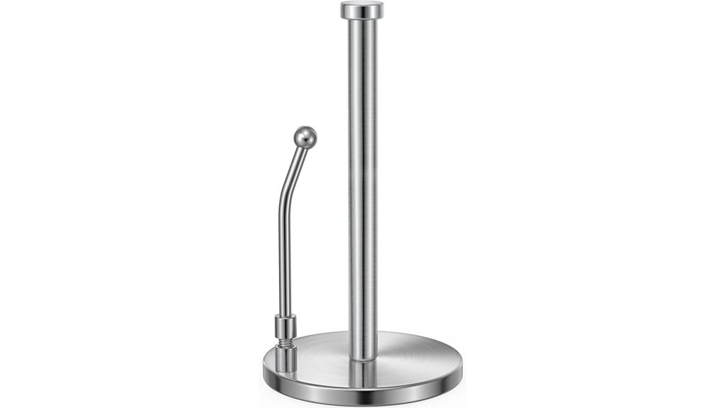 weighted base paper towel holder