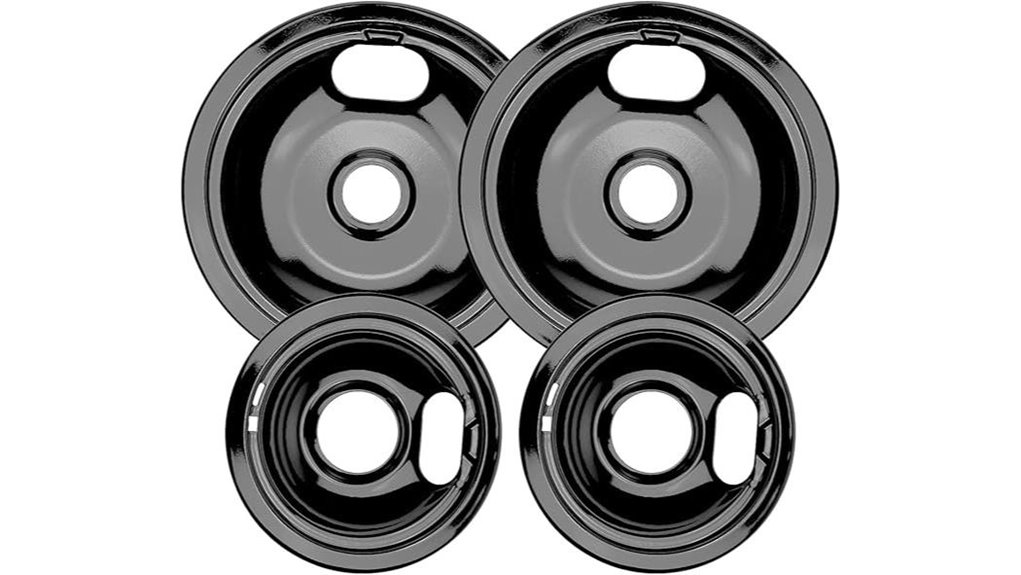 whirlpool electric range drip pans