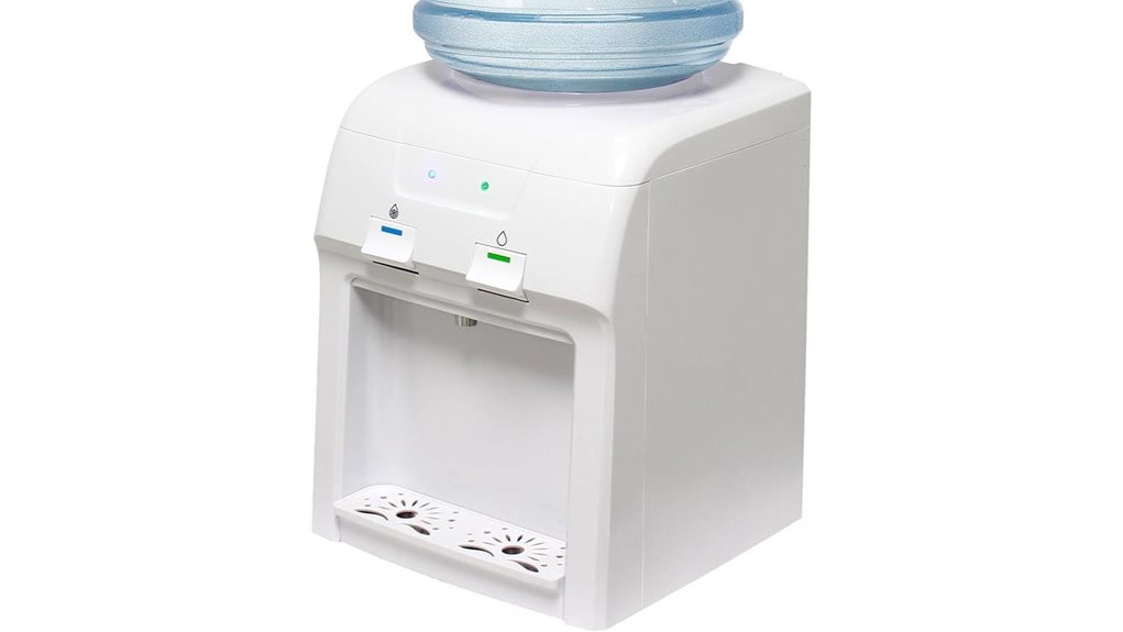 white cold water dispenser