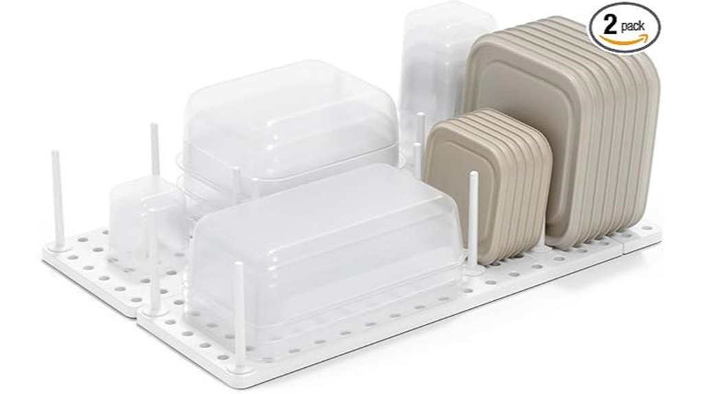 white kitchen drawer organizer