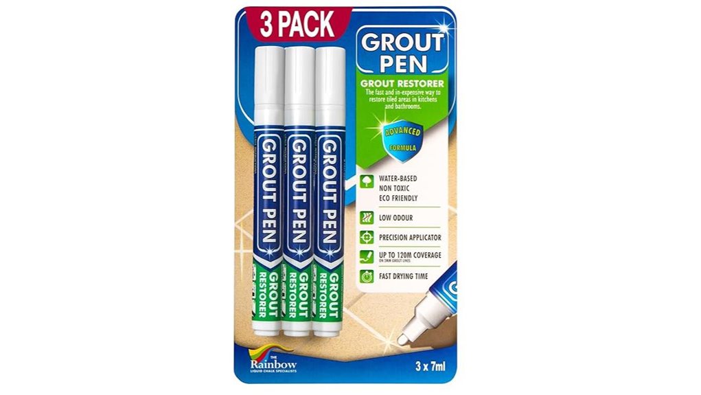 white tile grout paint