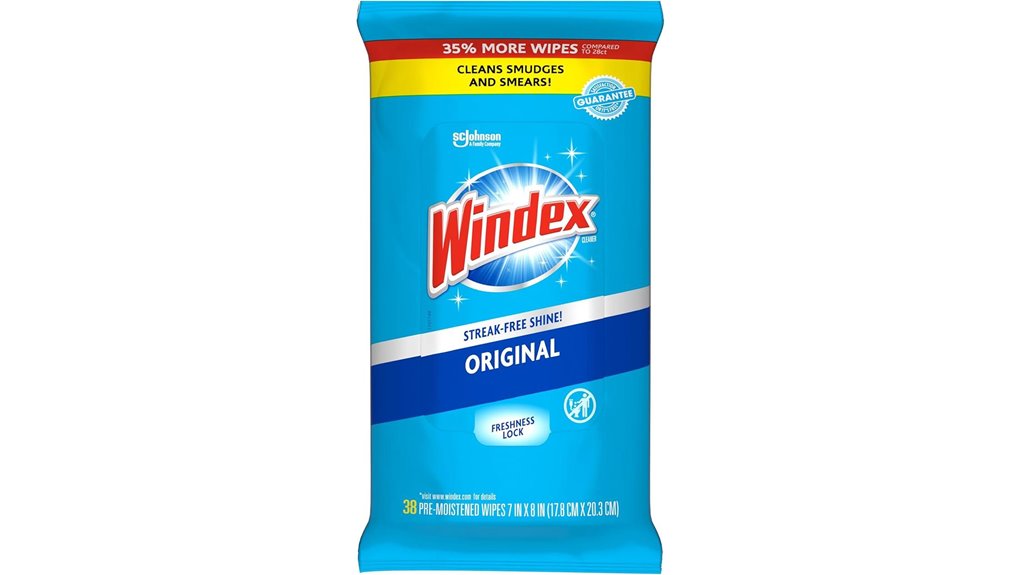 windex glass cleaning wipes
