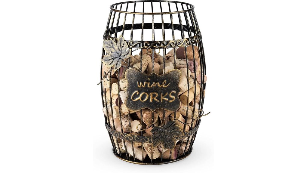 wine barrel cage holder