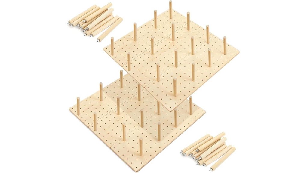 wood pegboard drawer organizer