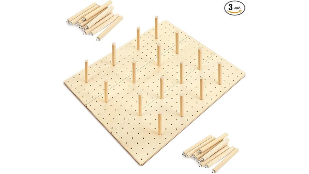 wood pegboard drawer organizer