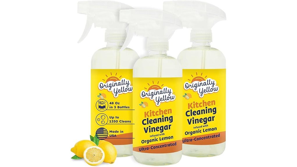 yellow plant based cleaner pack